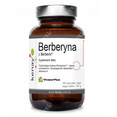 Kenay Berberyna Fitosomowa z Berbevis Suplement diety 60 kapsułek