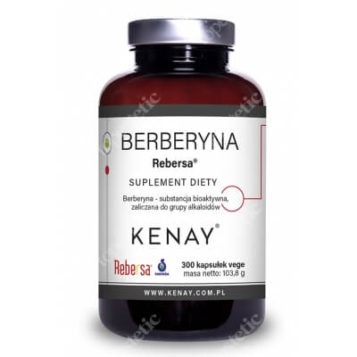 Kenay Berberyna Rebersa Suplement diety 300 kapsułek