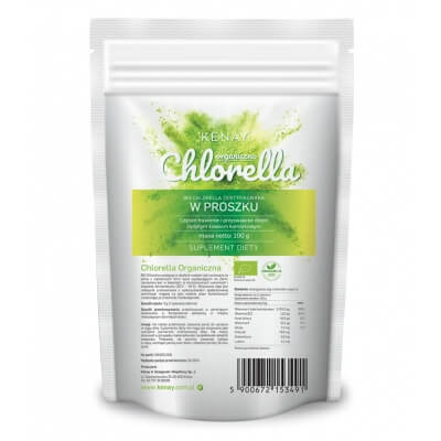 Kenay Chlorella Organiczna Suplement diety w proszku 100 g