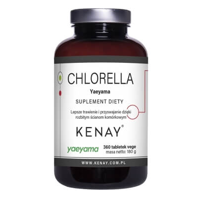 Kenay Chlorella Yaeyama Suplement diety 360 tabletek