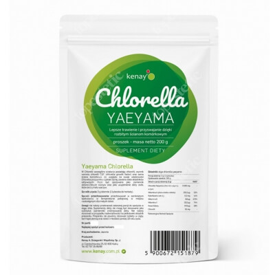 Kenay Chlorella Yaeyama Suplement diety w proszku 200 g