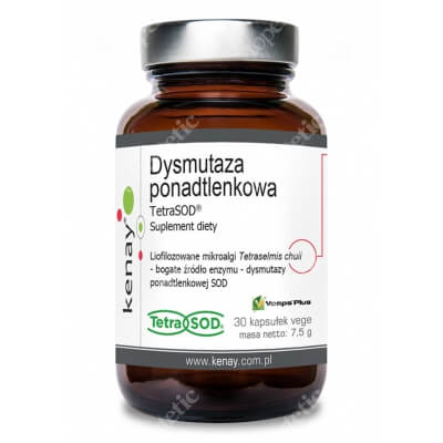 Kenay Dysmutaza Ponadtlenkowa TetraSOD Suplement diety 30 kapsułek