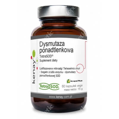 Kenay Dysmutaza Ponadtlenkowa TetraSOD Suplement diety 60 kapsułek