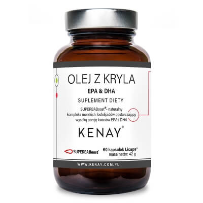 Kenay EPA And DHA Superba Boost Olej z kryla 60 kapsułek