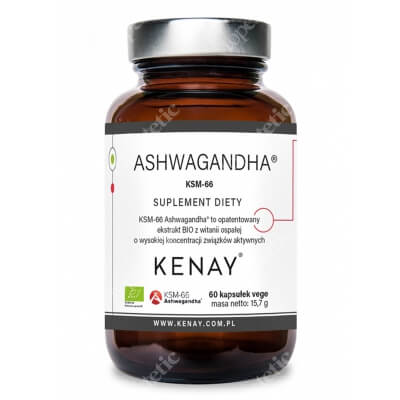 Kenay KSM-66 Ashwagandha Suplement diety 60 kapsułek