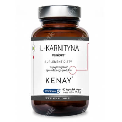 Kenay L-Karnityna Carnipure Suplement diety 60 kapsułek