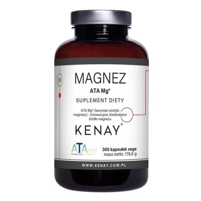 Kenay Magnez ATA Mg Suplement diety 300 kapsułek