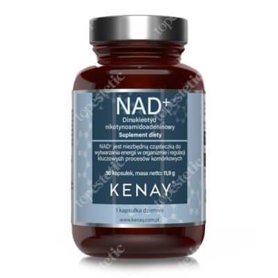 Kenay NAD+ Dinukleotyd Nikotynoamidoadeninowy Suplement diety 30 kapsułek