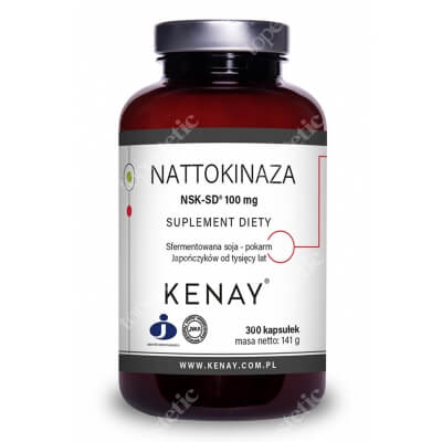 Kenay Nattokinaza NSK-SD 100 mg Suplement diety 300 kapsułek