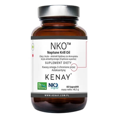 Kenay Neptune Krill Oil NKO Olej z kryla 60 kapsułek