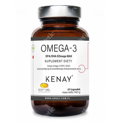 Kenay Omega-3 EPA/DHA EZmega MAX Suplement diety 60 kapsułek