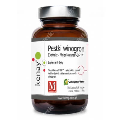 Kenay Pestki Winogron Ekstrakt z pestek winogron 60 kapsułek