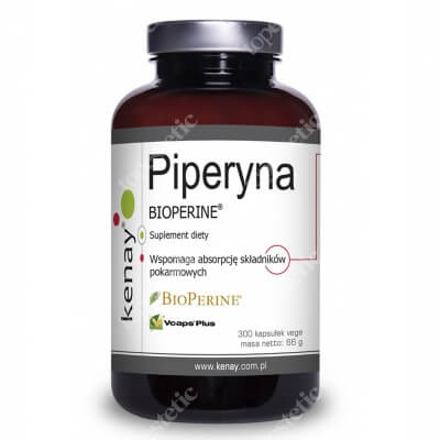 Kenay Piperyna Bioperine Ekstrakt z czarnego pieprzu 300 kapsułek