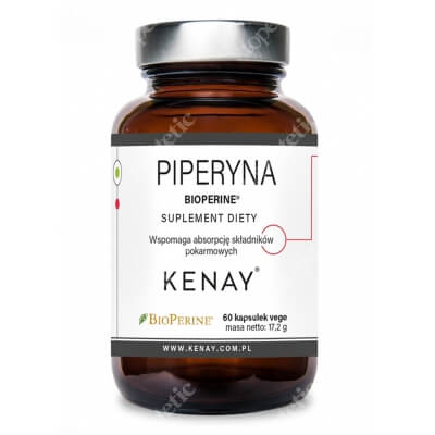 Kenay Piperyna Bioperine Ekstrakt z czarnego pieprzu 60 kapsułek