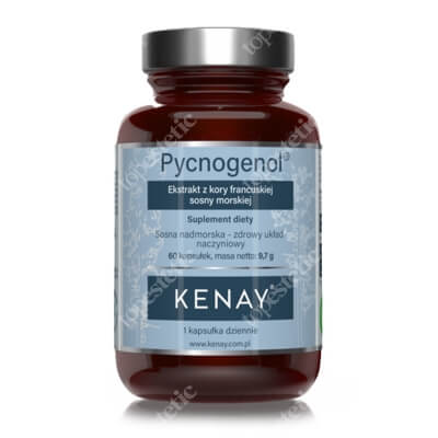 Kenay Pycnogenol Ekstrakt z kory francuskiej sosny morskiej 60 kapsułek