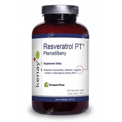 Kenay Resveratrol PT Pterostilbeny Suplement diety 300 kapsułek