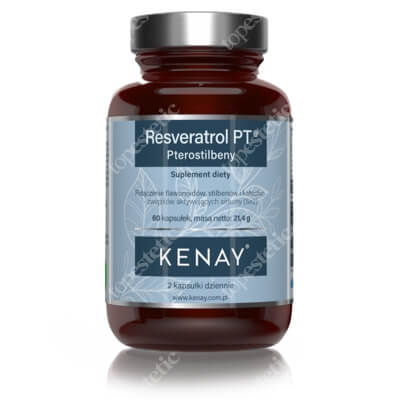 Kenay Resveratrol PT Pterostilbeny Suplement diety 60 kapsułek