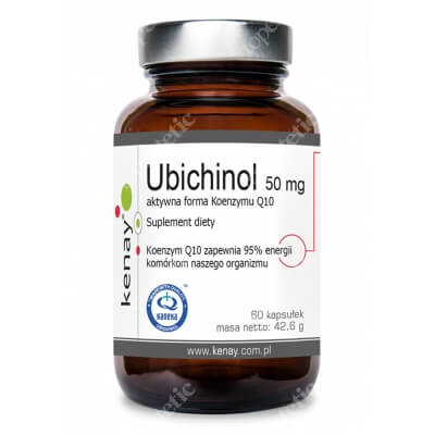 Kenay Ubichinol 50 mg Aktywna forma Koenzymu Q10 60 kapsułek