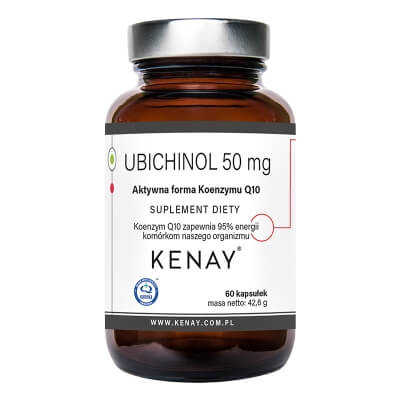 Kenay Ubichinol 50 mg Aktywna forma Koenzymu Q10 60 kapsułek