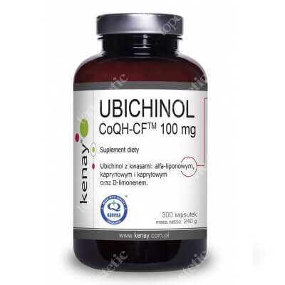 Kenay Ubichinol CoQH-CF 100 mg Suplement diety 300 kapsułek