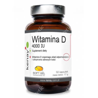 Kenay Witamina D3 4000 IU Suplement diety 60 kapsułek