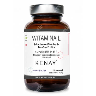 Kenay Witamina E Tokotrienole i Tokoferole TocoGaia Ultra Suplement diety 30 kapsułek