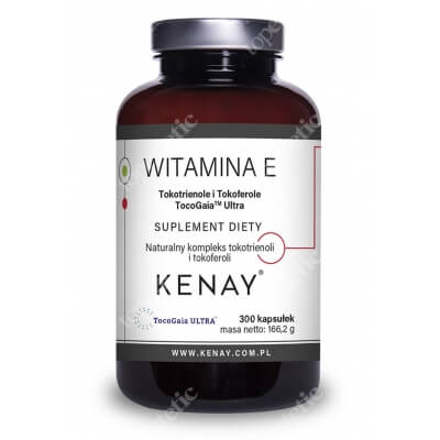 Kenay Witamina E Tokotrienole i Tokoferole TocoGaia Ultra Suplement diety 300 kapsułek