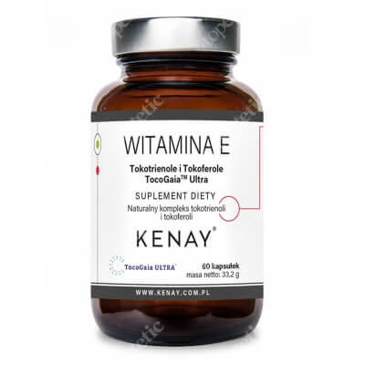 Kenay Witamina E Tokotrienole i Tokoferole TocoGaia Ultra Suplement diety 60 kapsułek