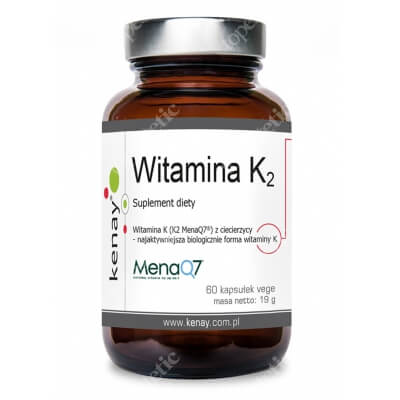 Kenay Witamina K2 Mena Witamina K2 Mena Q7 z ciecierzycy 60 kapsułek