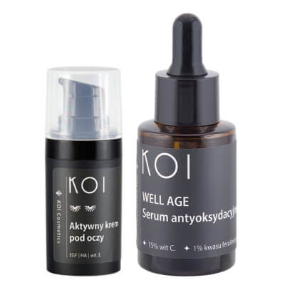 Koi Well Age Care ZESTAW Serum antyoksydacyjne 30 ml + Roślinny czynnik wzrostu 15 ml