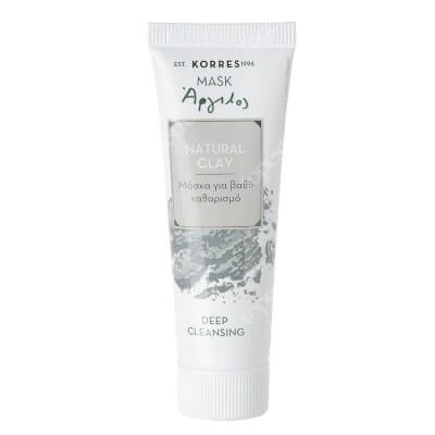 Korres Natural Clay Deep Cleansing Mask Oczyszczająca maska do twarzy z glinką 18 ml
