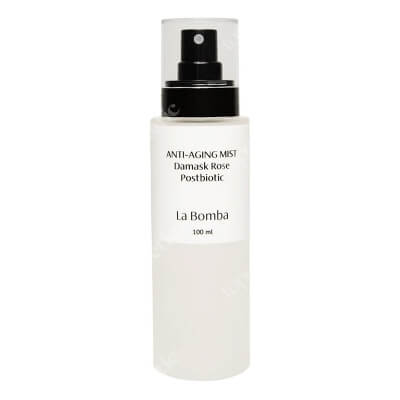 La Bomba Anti-Aging Mist Damask Rose Postbiotic Mgiełka nawilżająco-wygładzająca o zapachu geranium 100 ml