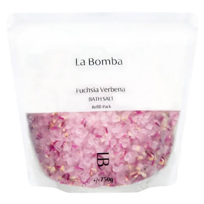 La Bomba Fuchsia Verbena Refill Pack Sól do kąpieli - uzupełnienie 750 g