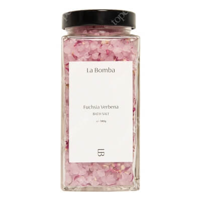 La Bomba Fuchsia Verbena Sól do kąpieli o zapachu fuksji i werbeny 580 g
