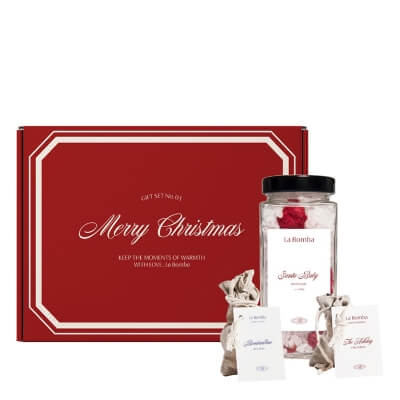 La Bomba Gift Set #1 ZESTAW Sól do kąpieli 680 g + Creamer 50 g + Kula 125 g