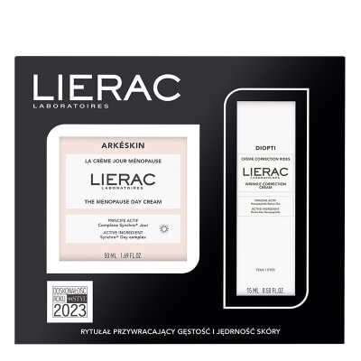 Lierac Arkeskin Day Care Set ZESTAW Krem na dzień w okresie menopauzy 50 ml + Krem wypełniający pod oczy 15 ml