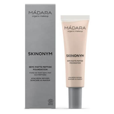 Madara Skinonym Półmatowy podkład peptydowy (kolor Linen 25) 30 ml