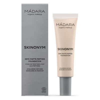 Madara Skinonym Półmatowy podkład peptydowy (kolor Stone 15) 30 ml