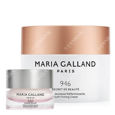 Maria Galland Body and Face Care ZESTAW Ujędrniający krem młodości do ciała 200 ml + Rozświetlający krem młodości 50 ml