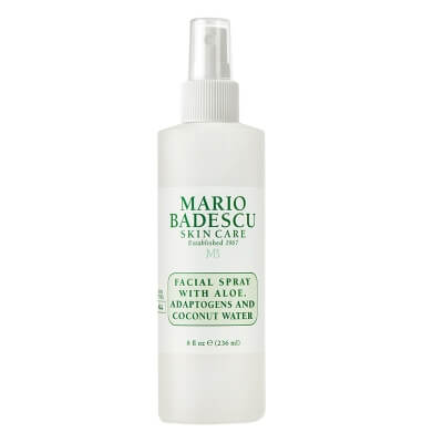 Mario Badescu Facial Spray With Aloe, Adaptogens and Coconut Water Nawilżająco-rozświetlająca mgiełka do twarzy z aloesem, adaptogenami i wodą kokosową 236 ml