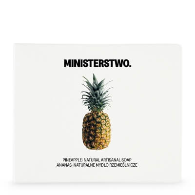 Ministerstwo Dobrego Mydła Ananas Naturalne, pełne enzymów owocowych mydło ze sproszkowanym ananasem 100 g