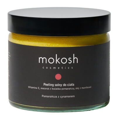 Mokosh Body Salt Scrub Orange&Cinnamon Peeling solny do ciała, Pomarańcza z cynamonem 300 g