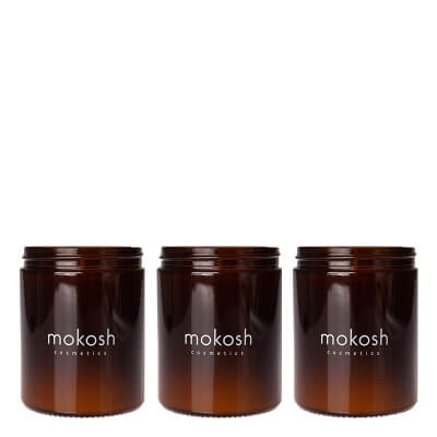 Mokosh Candles Gift ZESTAW Orientalny ogród 140 g + Jodłowy bór 140 g + Sielska łąka 140 g