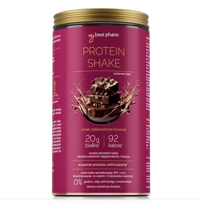 MyBestPharm MyBestProtein SHAKE Suplement diety - czekoladowe brownie 450 g