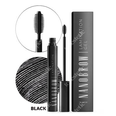 Nanobrow Lamination Gel Żel do brwi (kolor Black) 7 ml