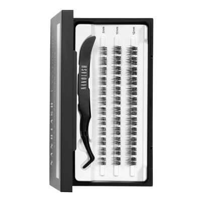 Nanolash Eyelash Extensions Stick & Go Pre-Glued Lashes Heartbreaker Kępki sztucznych rzęs - efekt mokrych rzęs (short) 36 szt