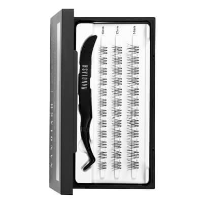 Nanolash Eyelash Extensions Stick & Go Pre-Glued Lashes Innocent Kępki sztucznych rzęs - lekka objętość 36 szt