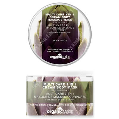 Organic Series Multi Care 3w1 Cream Body Massage Mask Kremowa maska do ciała 200 ml
