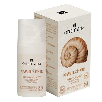 Orientana Natural Snail Eye Cream Naturalny krem pod oczy ze śluzem ślimaka 15 ml