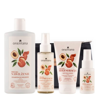 Orientana Trycho Complex Care Hair ZESTAW Wcierka do włosów 100 ml + Odżywka- maska do włosów 125 ml + Szampon do włosów 200 ml + Intensywnie serum do włosów 50 ml
